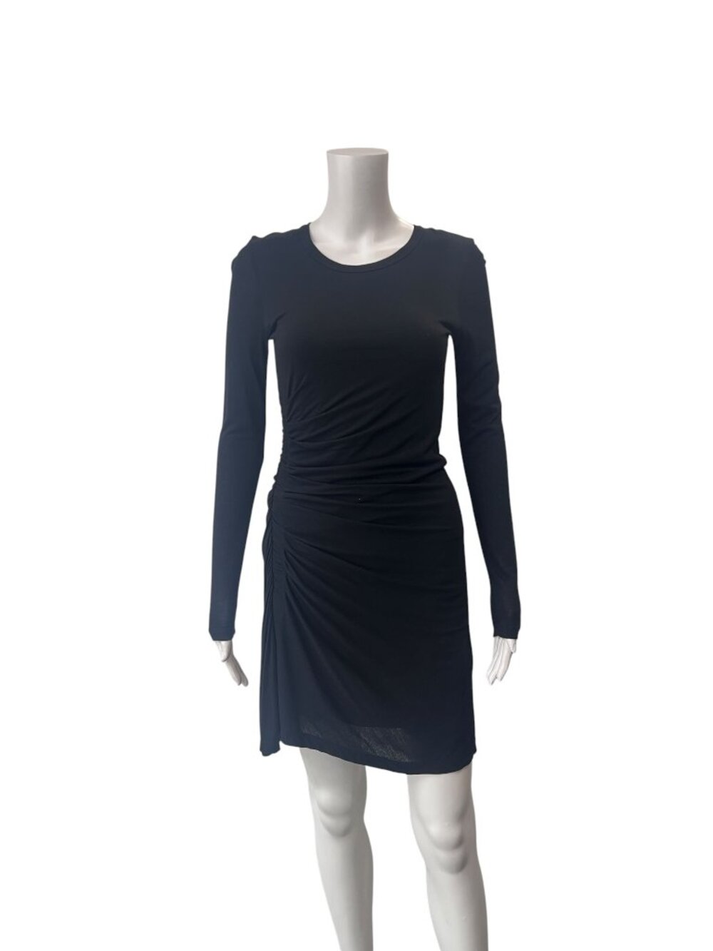 $395 NWD ALC Black Ruched Mini Dress size XS